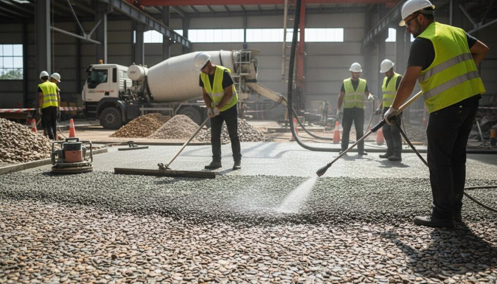 découvrez le coût moyen pour l'installation d'un sol en béton désactivé, incluant les facteurs influençant le prix et des conseils pour un projet réussi.