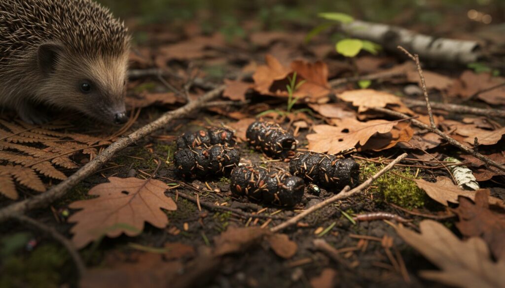 Tout savoir sur les crottes de hérisson : identification et rôle dans la nature